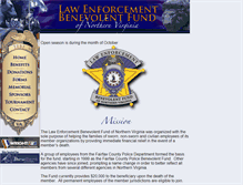 Tablet Screenshot of lawenforcementfund.org